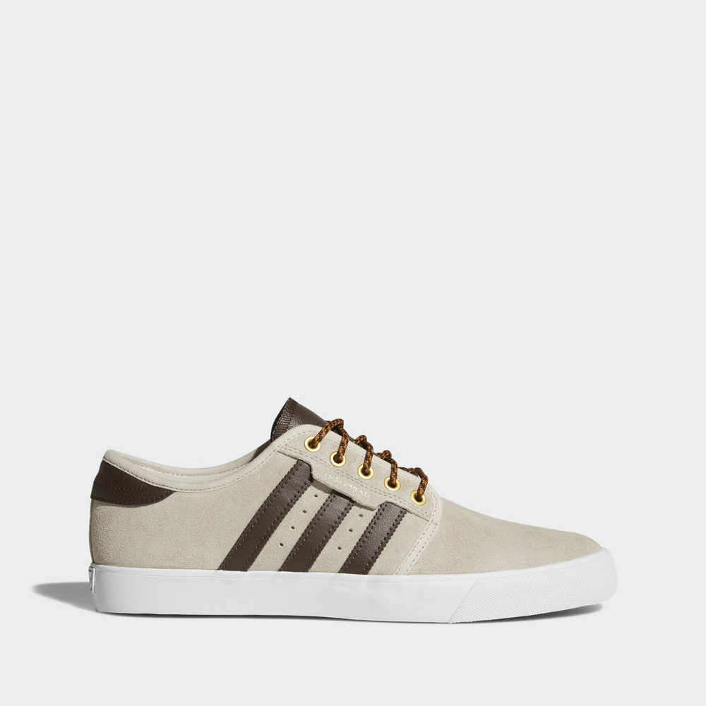 Adidas Seeley - αθλητικα παπουτσια ανδρικα - Καφε/Καφε/Ασπρα,Μέγεθος: EU 36 – 54 2/3 (753PEOWX)